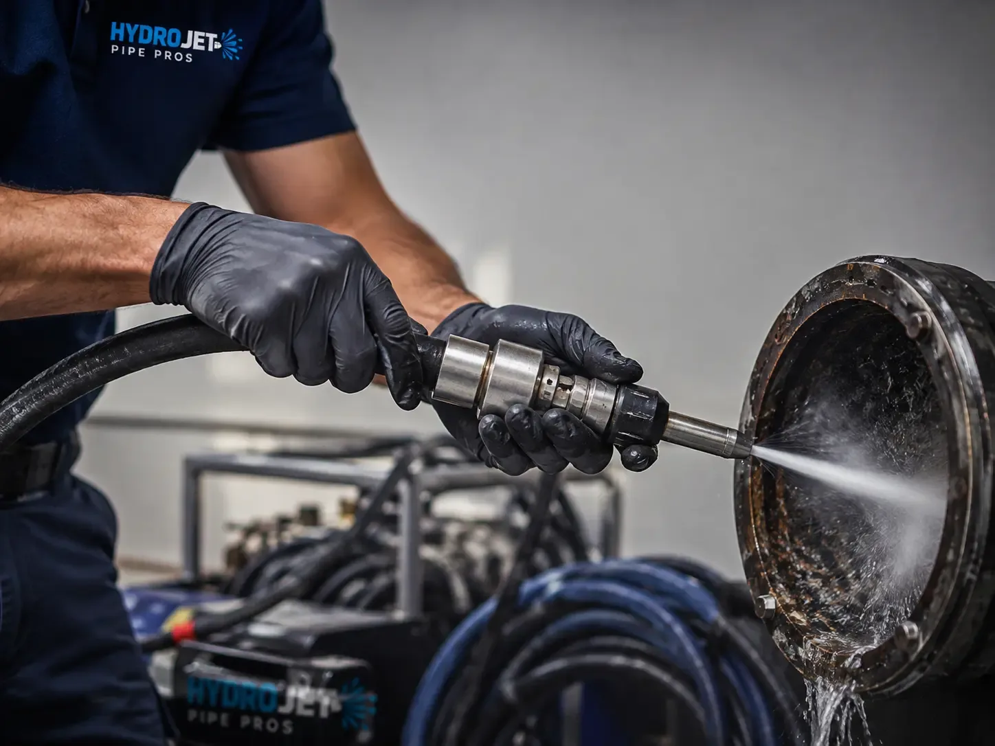 Hydro Jet Pipe Descaling in Industry, IL